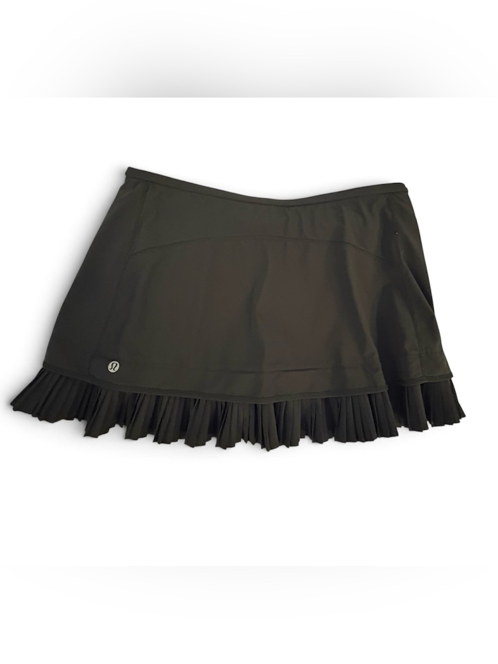 lululemon athletica Black Pleated-Hem Active Skirt